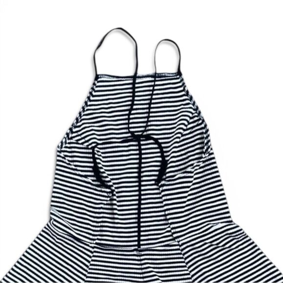 Free People We The Free Tabby Cat Fit & Flare Peplum Top - Picture 12 of 16